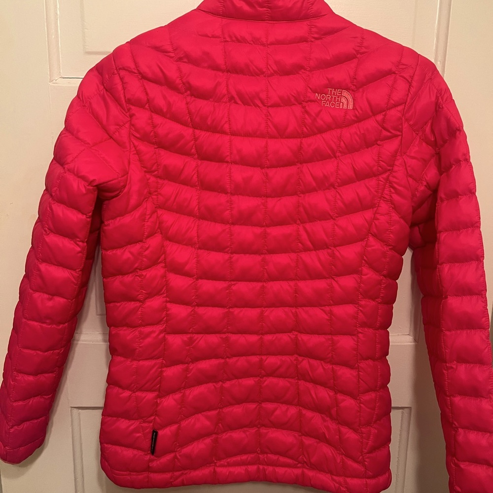 The North Face Kids Pink Quilted Puffer Jacket